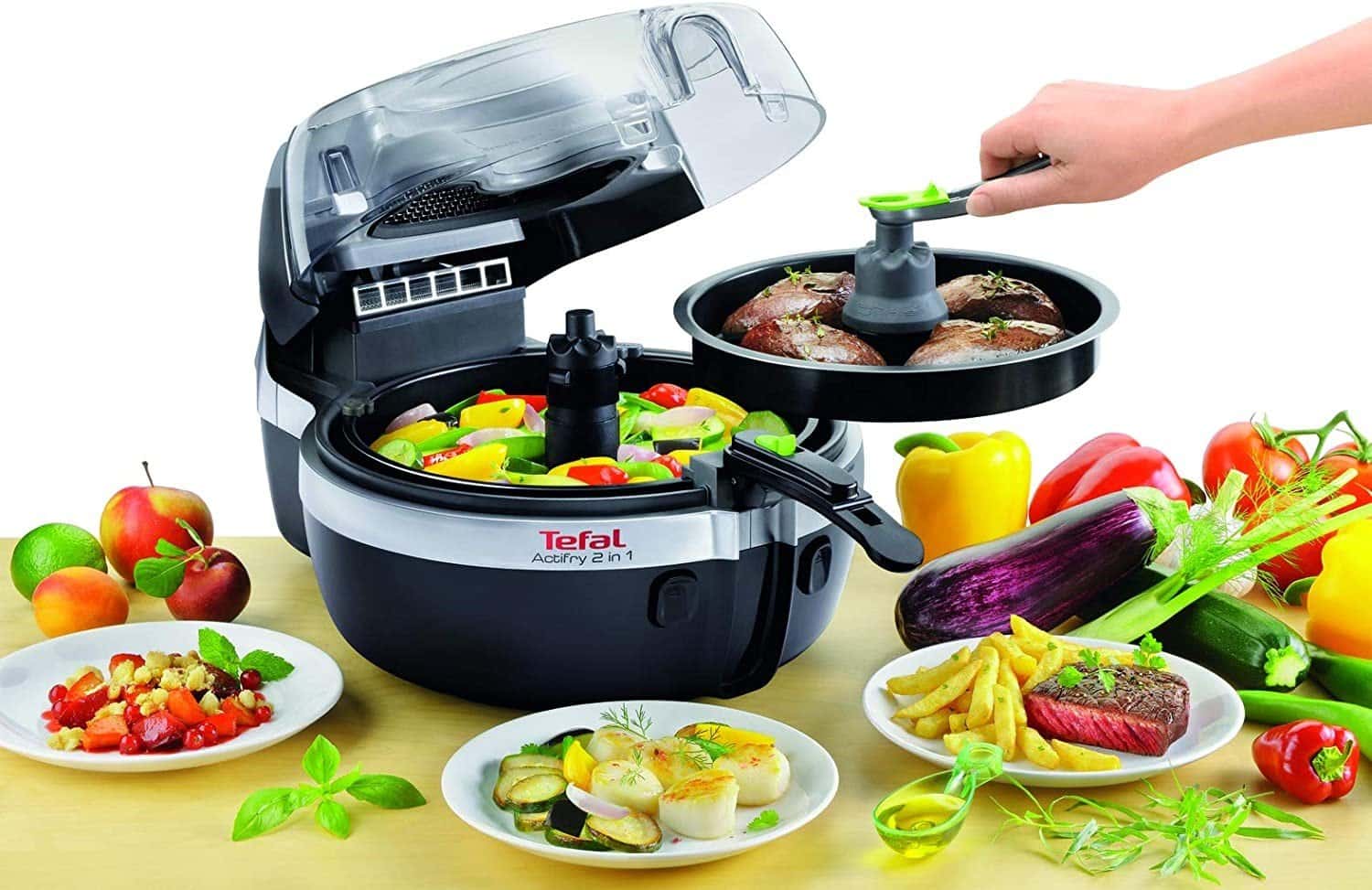 Tefal ActiFry Snackmand Tefal Snackmand Van Actifry Friteuse XA